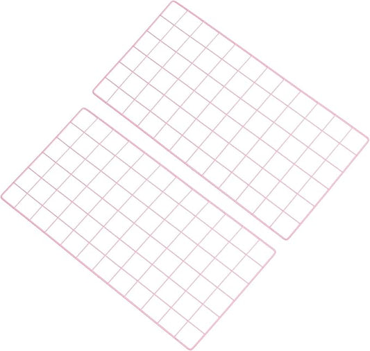 PATIKIL 24"x12" Wire Grid Panel, 2 Pack Board Photo Pictures Memo Display Grid by PATIKIL