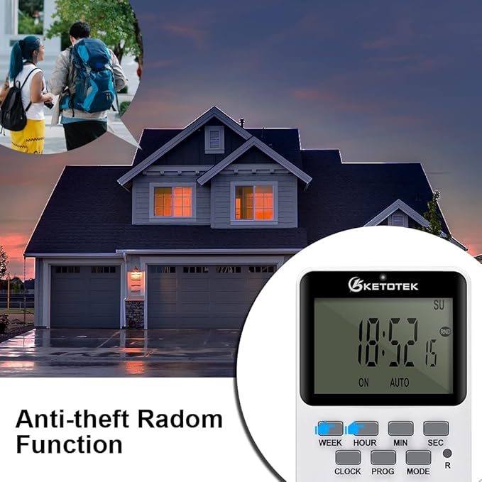 Digital Plug-in Timer Outlet Socket 20 on/Off Programmable Timer Switch 24 - Image 6