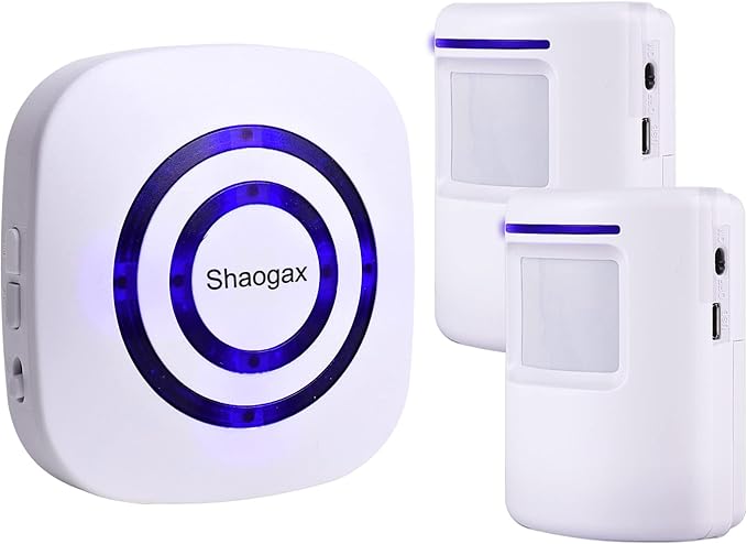 Shaogax Motion Sensor Alarm System, Wireless Home Security Driveway Alarm Indoor by Shaogax