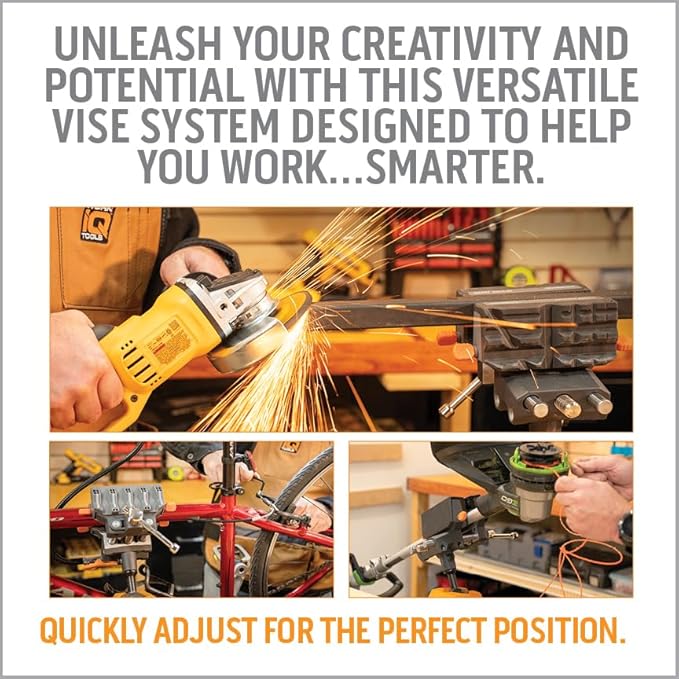 360° Rotating Bench Vise with 5" Jaw Pads - Image 5