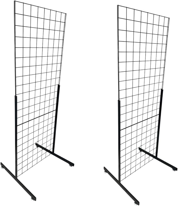 Only Hangers Heavy Duty 2' x 5.5' Gridwall Art Display Panel by Only+Hangers