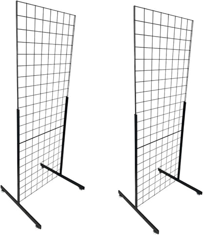 Only Hangers Heavy Duty 2' x 5.5' Gridwall Art Display Panel by Only+Hangers