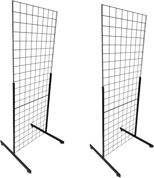 Only Hangers Heavy Duty 2' x 5.5' Gridwall Art Display Panel by Only+Hangers