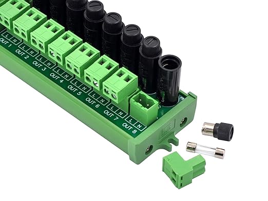 Screw Mount AC 24-250V 8 Channel Pluggable Top Wiring Terminal Block Power - Image 4