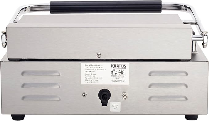 Kratos Commercial Electric Panini Sandwich Grill - Image 7