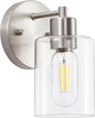 1-Light Bathroom Wall Sconce, Brushed Nickel Vanity Light, Modern Wall Light by SOPEASGlobalperspective