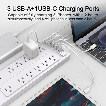 Power Strip, ALESTOR Surge Protector - Image 4