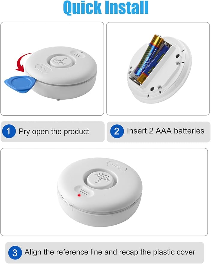 WD71 Water Leak Detector for WiFi Gateway/Hub, 120dB Adjustable Wireless Water - Image 7