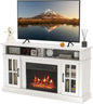 SIMOE 58 in TV Stand with 23 Inch 5100BTU Fireplace, Electric Fireplace TV by SIMOE