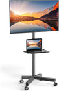 perlesmith rolling tv stand on wheels for 23-65, main product view