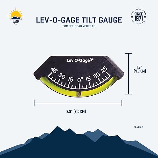 Sun Company 201-F Lev-o-gage Inclinometer | USA-Made Level Gauge - Image 7