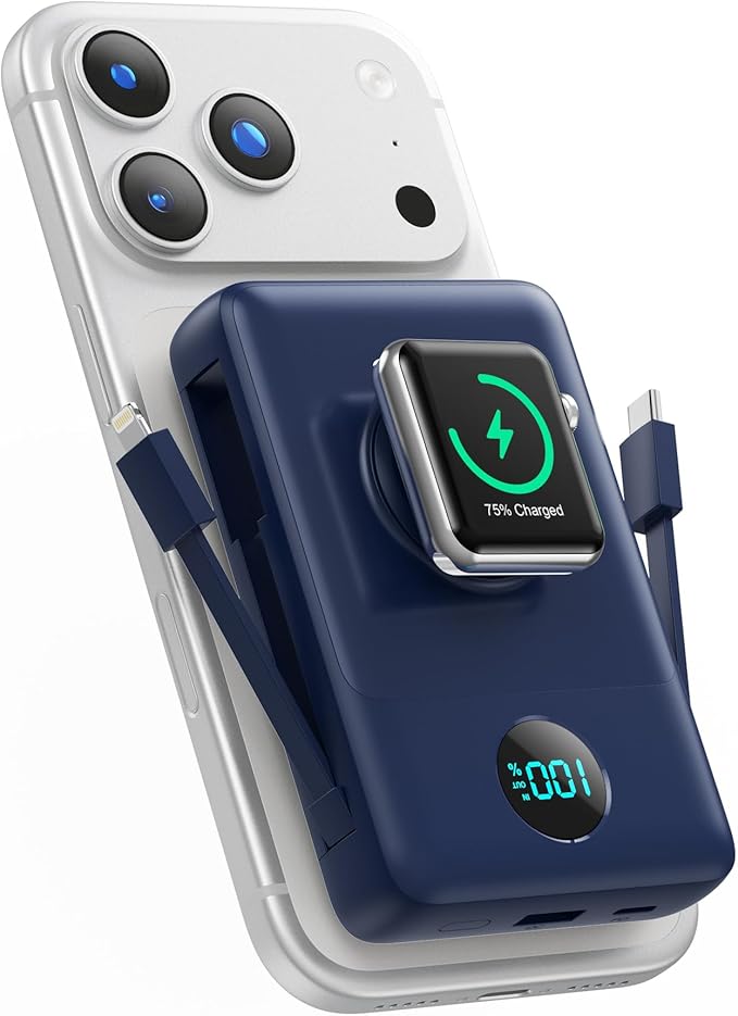6 in 1 Magnetic Portable Charger by APHUWJ