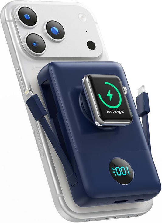 6 in 1 Magnetic Portable Charger by APHUWJ