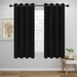 Easy-Going Blackout Curtains for Bedroom, Solid Thermal Insulated Grommet and by Easy-Going