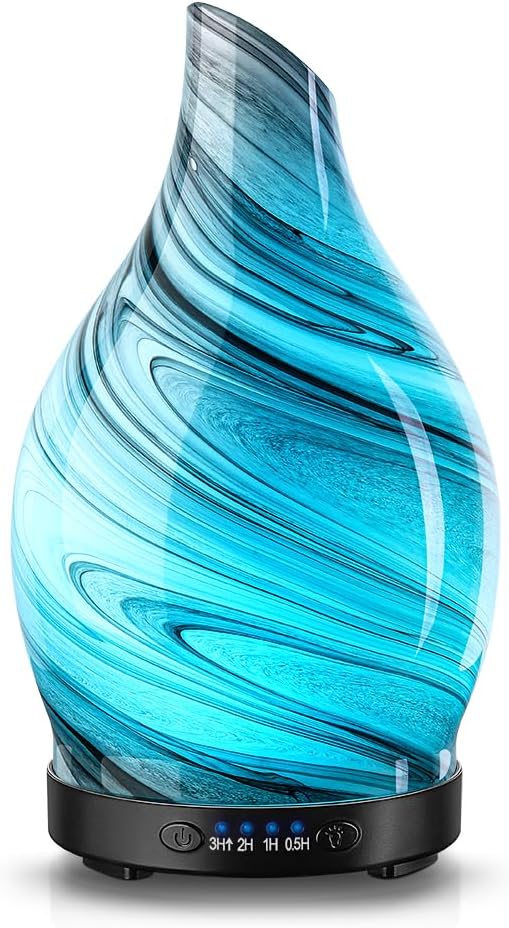 Essential Oil Diffuser, 120ML Glass Aromatherapy Diffuser by JOYOLO