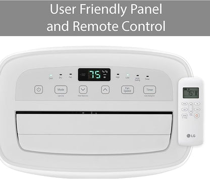 LG 6, 000 BTU Portable Air Conditioner, Cools 250 Sq.Ft., Portable Air - Image 7