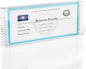 HOZE Business License Frame – 4/5 Inch Thick Clear Acrylic Holder for 4x9 Certificates or Panoramic Photos (Full 4x10 Frame)