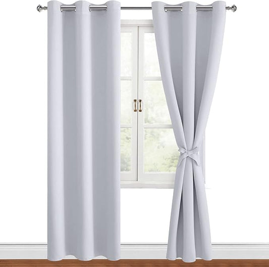 Hiasan Blackout Curtains for Bedroom, 38 x 84 Inches Long by Hiasan