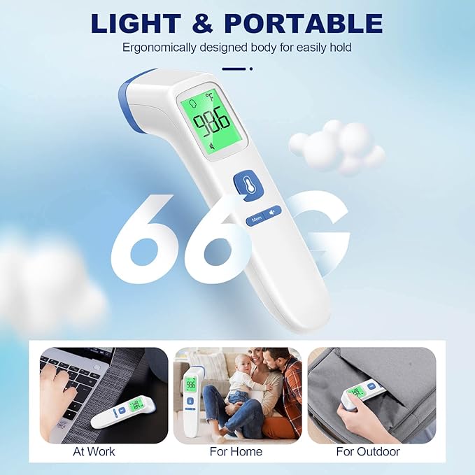 Thermometer for Adults and Kids, Digital Forehead Thermometer - Image 7