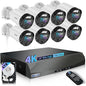 【130°Ultra Wide-Angle】 Outdoor Wired Security Camera System, Home Video by WEILAILIFE