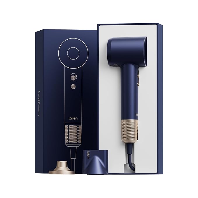 Laifen Premium High-Speed Hair Dryer Royal Blue Gift Box, Professional Ionic by Laifen
