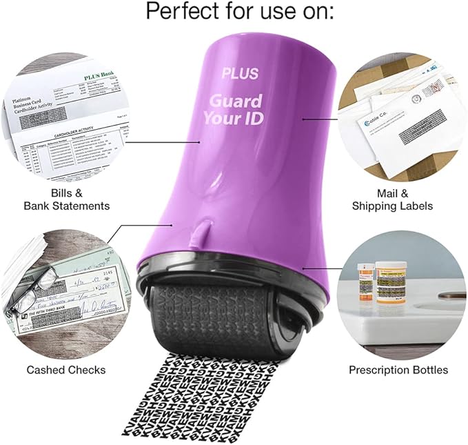 Guard Your ID Wide Advanced Roller 2.0 Identity Theft Prevention Security Stamp - Image 2