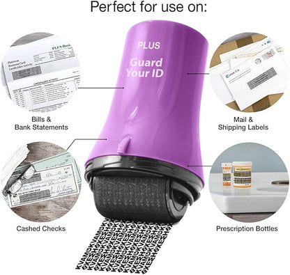 Guard Your ID Wide Advanced Roller 2.0 Identity Theft Prevention Security Stamp - Image 2