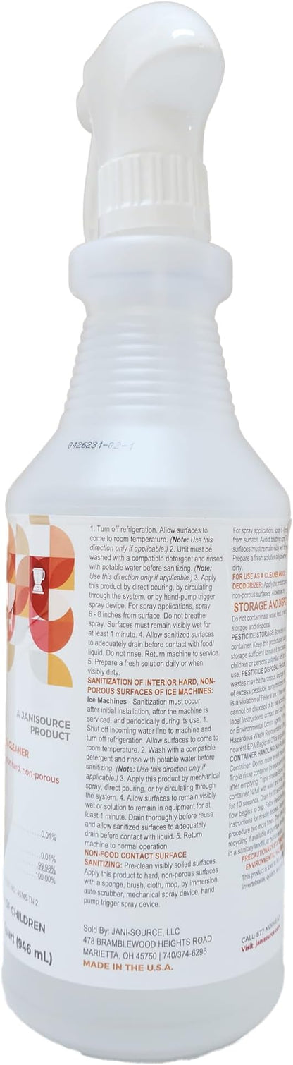 BussitClean Food Surface Sanitizer & Cleaner, 1 Quart, Kills 99.9% of Kitchen - Image 5