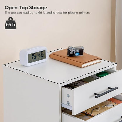 HOOBRO 7-Drawer File Cabinet, Wooden Office Cabinet - Image 8