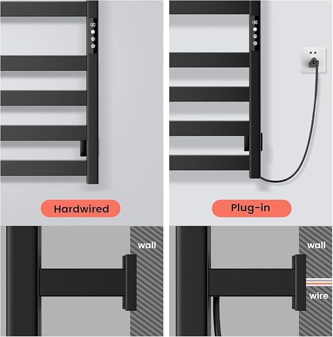Towel Warmer, Stainless Steel Towel Warmer Rack - Image 7