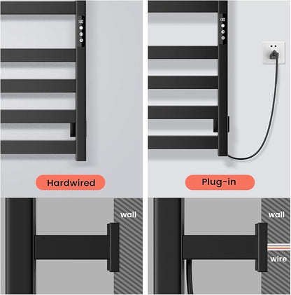 Towel Warmer, Stainless Steel Towel Warmer Rack - Image 7