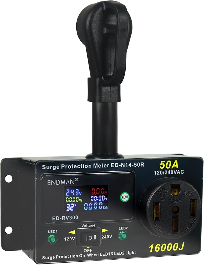 50 Amp RV Surge Protector with kWh Energy Monitor - Image 2