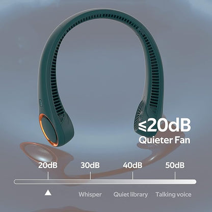 Portable Neck Fan, Hands Free Bladeless Fan, 360° Cooling Personal Fan - Image 5