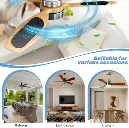 Kuenst Ceiling Fan Filters for Blades，Activated Coconut Carbon Ceiling Fan - Image 8