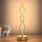 NUÜR Gold Infinity Spiral LED Table Lamp, Lamps by NU%C3%9CRLightning