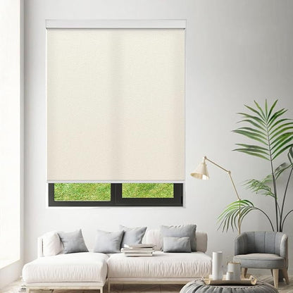 Tipiace Motorized Blinds with Remote Window Roller Shade Wireless Rechargeable - Image 4