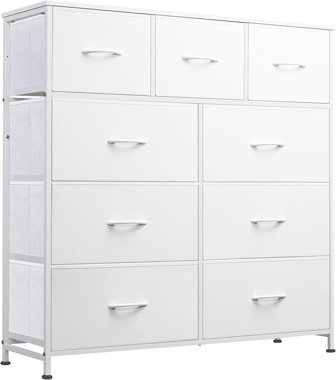 WLIVE 9-Drawer Dresser, Fabric Storage Tower by WLIVE