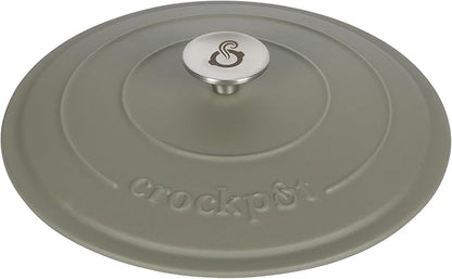 Crock-Pot Artisan 7-Quart Round European Enameled Cast Iron Dutch Oven - Image 7