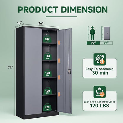 Letaya Metal Garage Storage Cabinets - Image 3