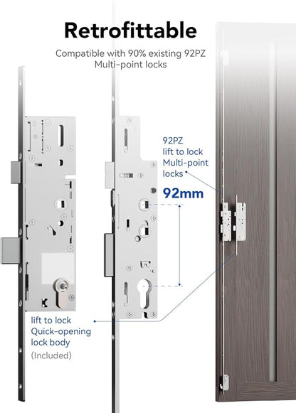Blusafe Electronic Smart Door Lock Fingerprint Door Lock - Image 3