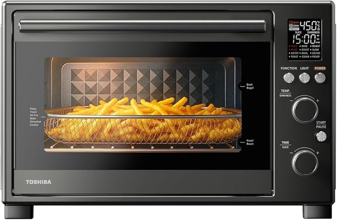 TOSHIBA ChefFry Air Fryer Toaster Oven Combo, 12-in-1 Convection Countertop Oven by ToshibaKitchen