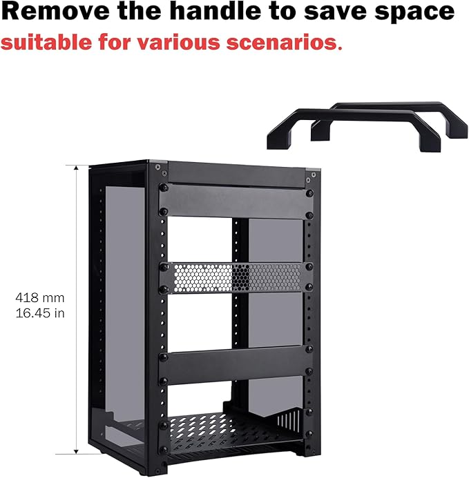 GeeekPi 8U Server Cabinet, 10 inch Server Rack - Image 4