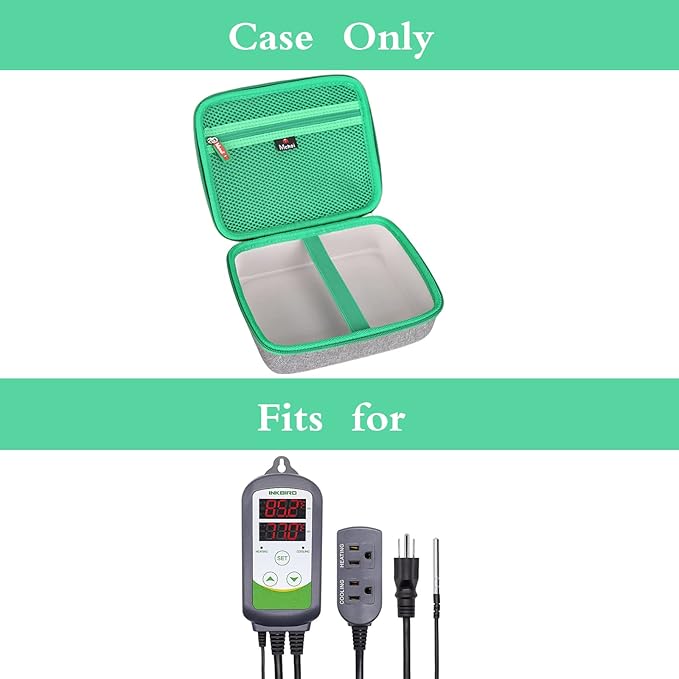 Mchoi Hard Carrying Case Fits for Inkbird ITC-308 Digital Temperature Controller - Image 6