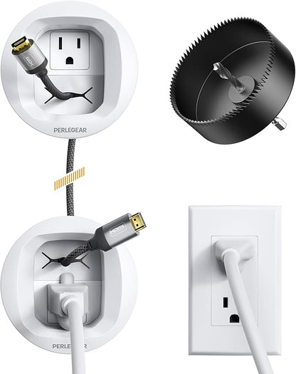 Perlegear in-Wall Cable Management Kit, TV Cord Hider by Perlegear