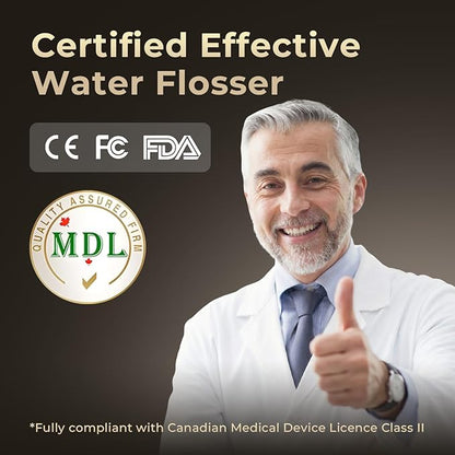 Bezvoi Portable Water Flosser for Teeth: Gum-Sensitive Friendly, Dual-Gear - Image 2