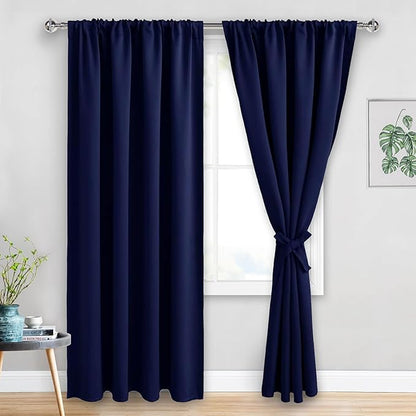 JIUZHEN Blackout Curtains for Bedroom by JIUZHEN
