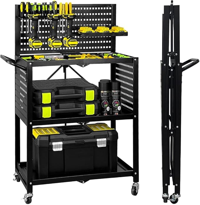Lumizone Foldable Tool Cart by Lumizone