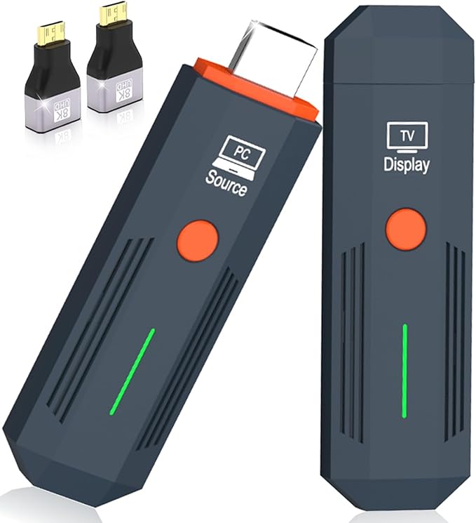 2026 Upgraded Wireless HDMI Transmitter and Receiver 328FT/100M, Plug & Play by FocusOnPhoneAccessoryBrand