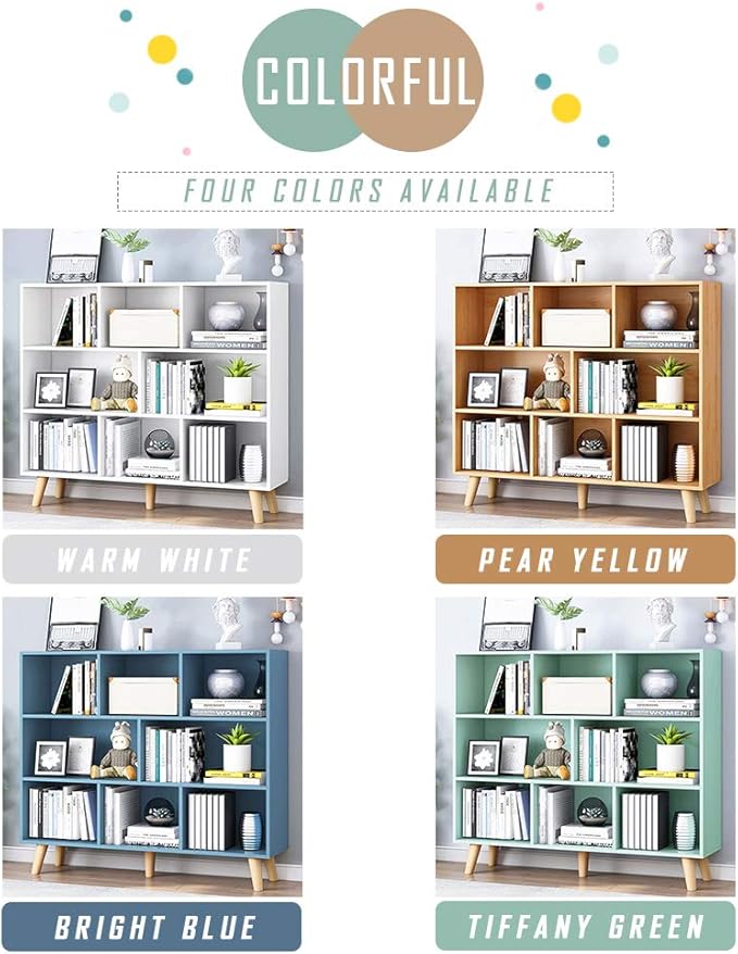 IOTXY Wooden Open Shelf Bookcase - Image 4