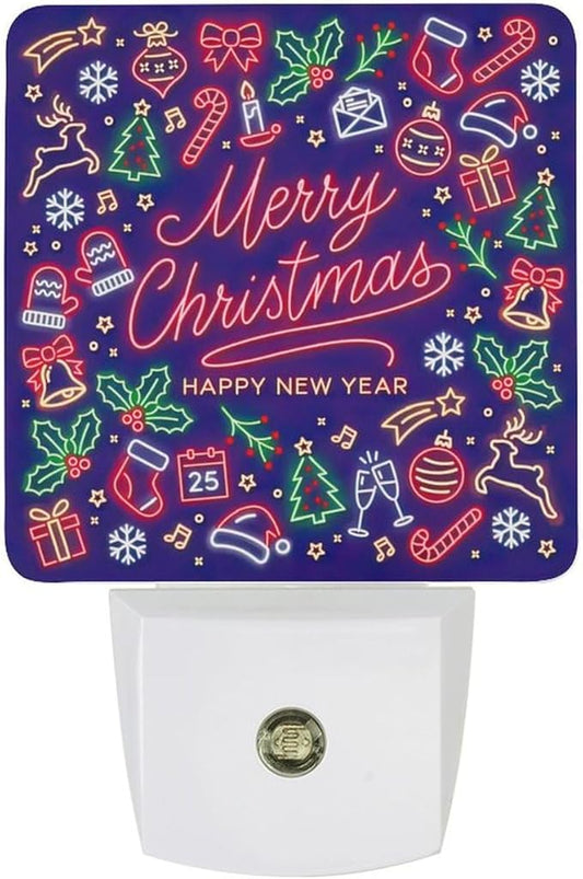 YKJAHSD Merry Chrismas Night Light, Plug into Wall Decor Nightlights by Unknown